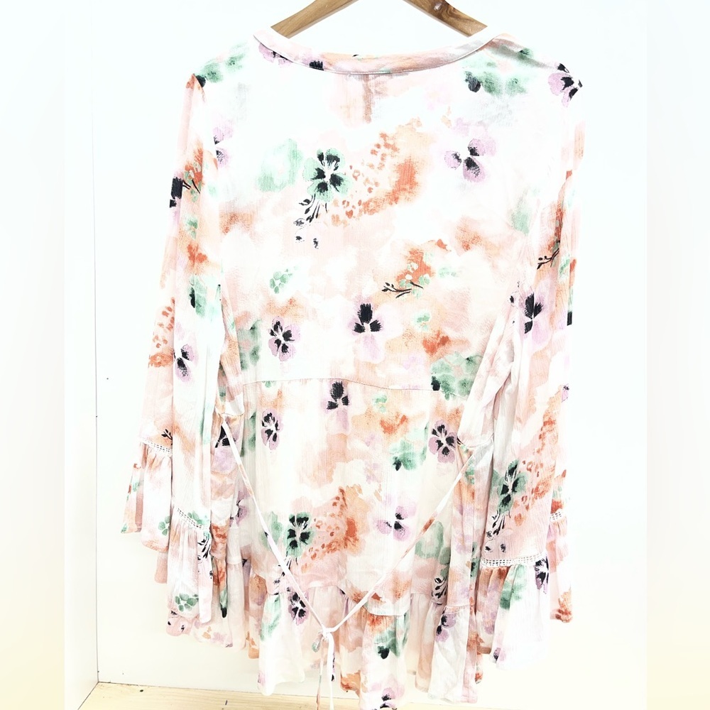 American Rag Multicolor Floral Blouse - Picture 2 of 3